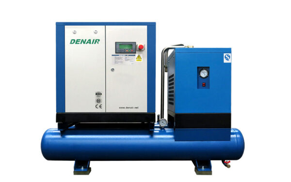 DENAIR Full Feature Screw Type Air Compressor with Dryer, Tank & Filters